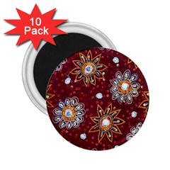 India Traditional Fabric 2 25  Magnets (10 Pack)  by BangZart