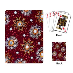 India Traditional Fabric Playing Card by BangZart