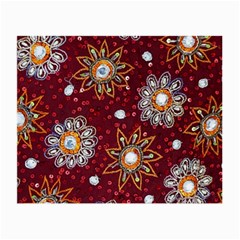 India Traditional Fabric Small Glasses Cloth (2-side) by BangZart