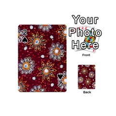 India Traditional Fabric Playing Cards 54 (mini)  by BangZart