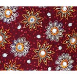 India Traditional Fabric Deluxe Canvas 14  x 11  14  x 11  x 1.5  Stretched Canvas