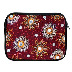 India Traditional Fabric Apple Ipad 2/3/4 Zipper Cases by BangZart