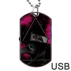 Bird-man  Dog Tag Usb Flash (two Sides) by Valentinaart