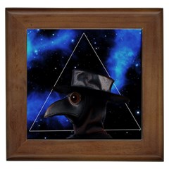 Bird-man  Framed Tiles by Valentinaart