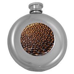 Digital Blasphemy Honeycomb Round Hip Flask (5 Oz) by BangZart