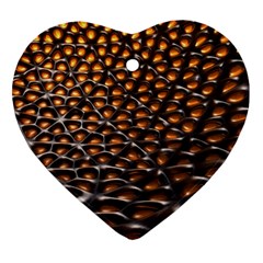 Digital Blasphemy Honeycomb Heart Ornament (two Sides) by BangZart