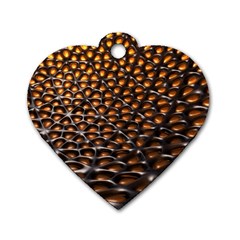 Digital Blasphemy Honeycomb Dog Tag Heart (two Sides) by BangZart