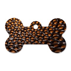 Digital Blasphemy Honeycomb Dog Tag Bone (one Side) by BangZart