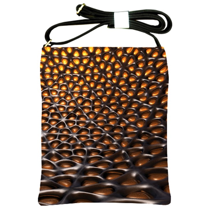 Digital Blasphemy Honeycomb Shoulder Sling Bags