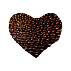 Digital Blasphemy Honeycomb Standard 16  Premium Flano Heart Shape Cushions by BangZart