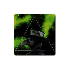 Bird-man  Square Magnet by Valentinaart