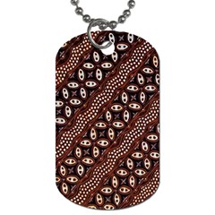 Art Traditional Batik Pattern Dog Tag (one Side) by BangZart