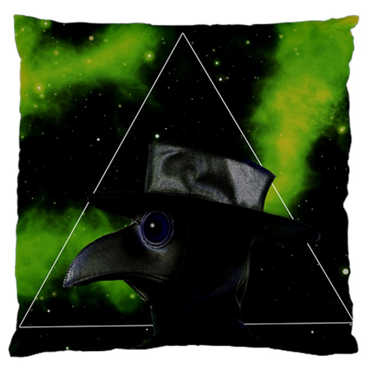 Bird-man  Large Cushion Case (Two Sides)