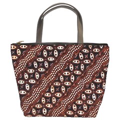 Art Traditional Batik Pattern Bucket Bags by BangZart