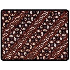 Art Traditional Batik Pattern Fleece Blanket (large)  by BangZart