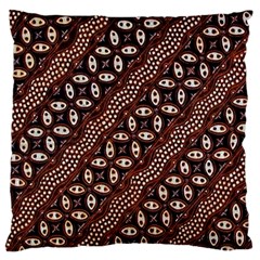 Art Traditional Batik Pattern Large Cushion Case (two Sides) by BangZart