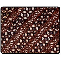 Art Traditional Batik Pattern Double Sided Fleece Blanket (medium)  by BangZart