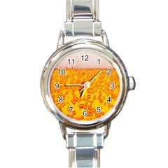 Beer Alcohol Drink Drinks Round Italian Charm Watch by BangZart