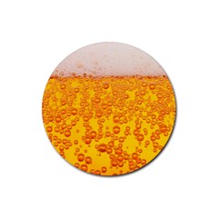 Beer Alcohol Drink Drinks Rubber Coaster (round)  by BangZart