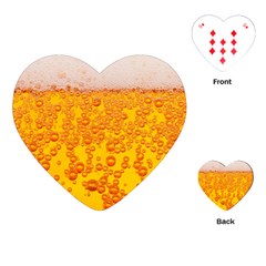 Beer Alcohol Drink Drinks Playing Cards (heart) 