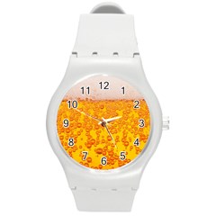 Beer Alcohol Drink Drinks Round Plastic Sport Watch (m) by BangZart