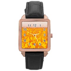 Beer Alcohol Drink Drinks Rose Gold Leather Watch  by BangZart