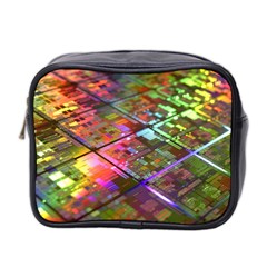 Technology Circuit Computer Mini Toiletries Bag 2-side by BangZart