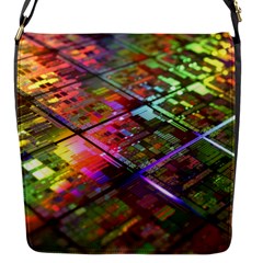 Technology Circuit Computer Flap Messenger Bag (s) by BangZart