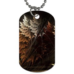 Fractalius Abstract Forests Fractal Fractals Dog Tag (two Sides) by BangZart