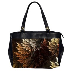 Fractalius Abstract Forests Fractal Fractals Office Handbags (2 Sides) 