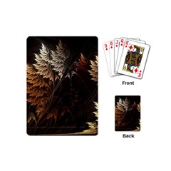 Fractalius Abstract Forests Fractal Fractals Playing Cards (mini) 