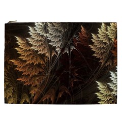 Fractalius Abstract Forests Fractal Fractals Cosmetic Bag (xxl) 