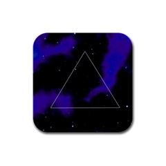 Space Rubber Square Coaster (4 Pack)  by Valentinaart