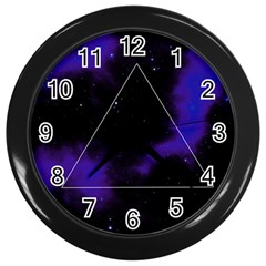 Space Wall Clocks (black) by Valentinaart