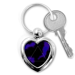 Space Key Chains (heart)  by Valentinaart