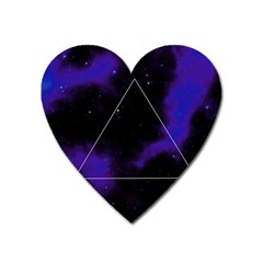 Space Heart Magnet by Valentinaart