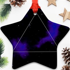 Space Star Ornament (two Sides) by Valentinaart