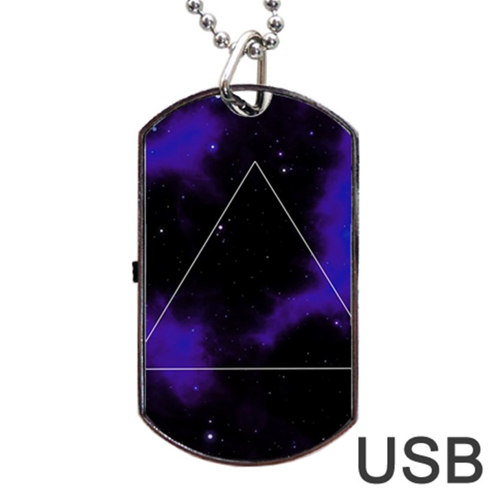 Space Dog Tag USB Flash (Two Sides)