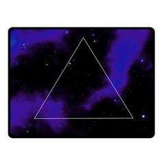 Space Double Sided Fleece Blanket (small)  by Valentinaart