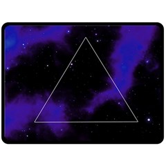 Space Double Sided Fleece Blanket (large)  by Valentinaart