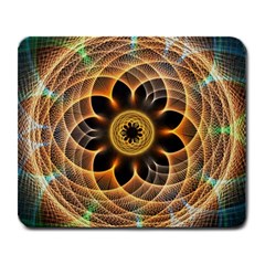 Mixed Chaos Flower Colorful Fractal Large Mousepads by BangZart