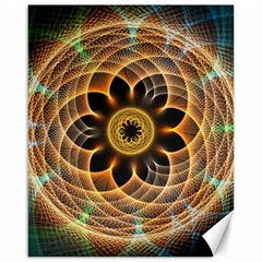 Mixed Chaos Flower Colorful Fractal Canvas 16  X 20   by BangZart