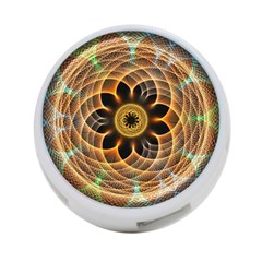 Mixed Chaos Flower Colorful Fractal 4-port Usb Hub (one Side) by BangZart