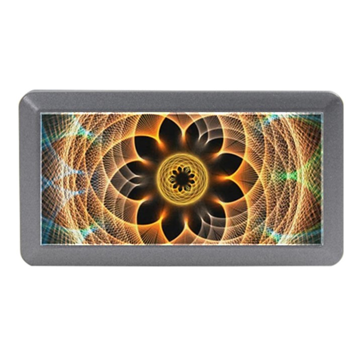 Mixed Chaos Flower Colorful Fractal Memory Card Reader (Mini)