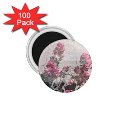 Shabby Chic Style Floral Photo 1 75  Magnets (100 Pack)  by dflcprints