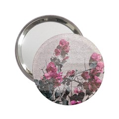 Shabby Chic Style Floral Photo 2 25  Handbag Mirrors by dflcprints