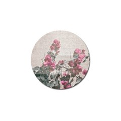 Shabby Chic Style Floral Photo Golf Ball Marker by dflcprints