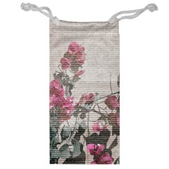 Shabby Chic Style Floral Photo Jewelry Bag by dflcprints