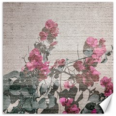 Shabby Chic Style Floral Photo Canvas 16  X 16  