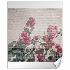 Shabby Chic Style Floral Photo Canvas 11  X 14   by dflcprints